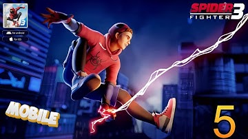 The Golden 🪙 Iron man 🤔 Spider  Fighter 3 Gameplay Walkthrough Part 5 (iOS, Android)