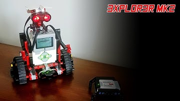 3XPLOR3R mk2 - Beacon following and obstacle avoidance in Lego Mindstorms EV3