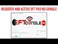 How to register and activate an Eft Pro account without a dongle