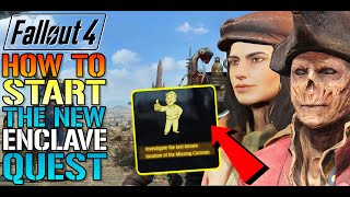 Fallout 4: NEW Enclave Quest "Echoes Of The Past" How To Start The NEW Quest TODAY!