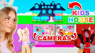 We Built A *SECRET* House Under Our KIDS HOUSE To SPY On Them In Adopt Me! (Roblox)