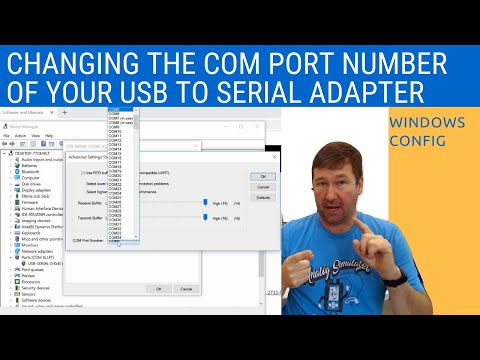 Video: Cum găsesc numărul portului COM al unui port USB?