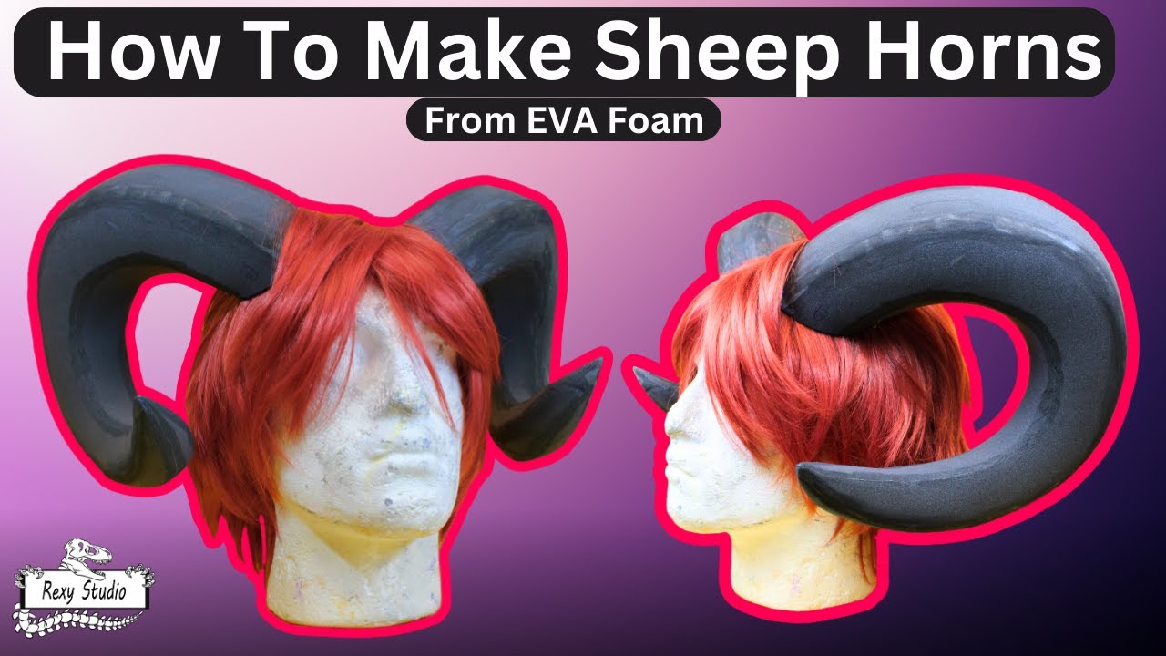 How To Make Sheep Horns From Eva Foam YouTube how-to-make-sheep-horns-from-eva-foam-youtube