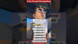 Universities Offering Fully Funded Scholarships