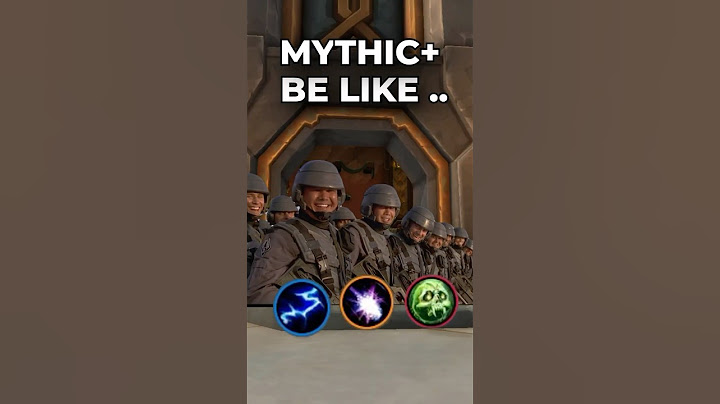 Mythic+ be like ... in WoW the War Within