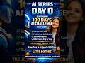 AI Series Day0: Starting My 100Days AI Challenge From Zero|#technicaltwingtwing @technicaltwingtwing