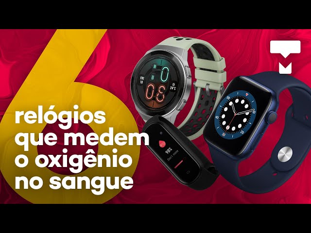 Relógio Smartwatch com Oxímetro