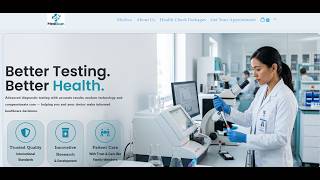MediScan Diagnostics Website | Fully Responsive Healthcare Website | WordPress & Elementor