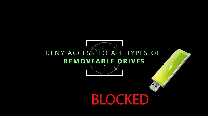 Block USB or any removable drives in Active Directory or Domain Environment