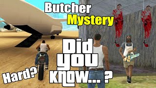 GTA San Andreas Secrets and Facts 38 Butcher Mystery, Stowaway Mission, Tricks, Myths, Leatherface
