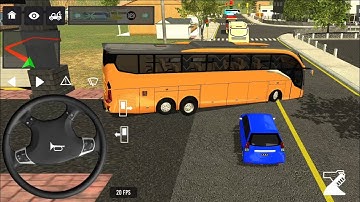 Euro coach bus simulator gal new coach bus driving part- 10 Android gameplay