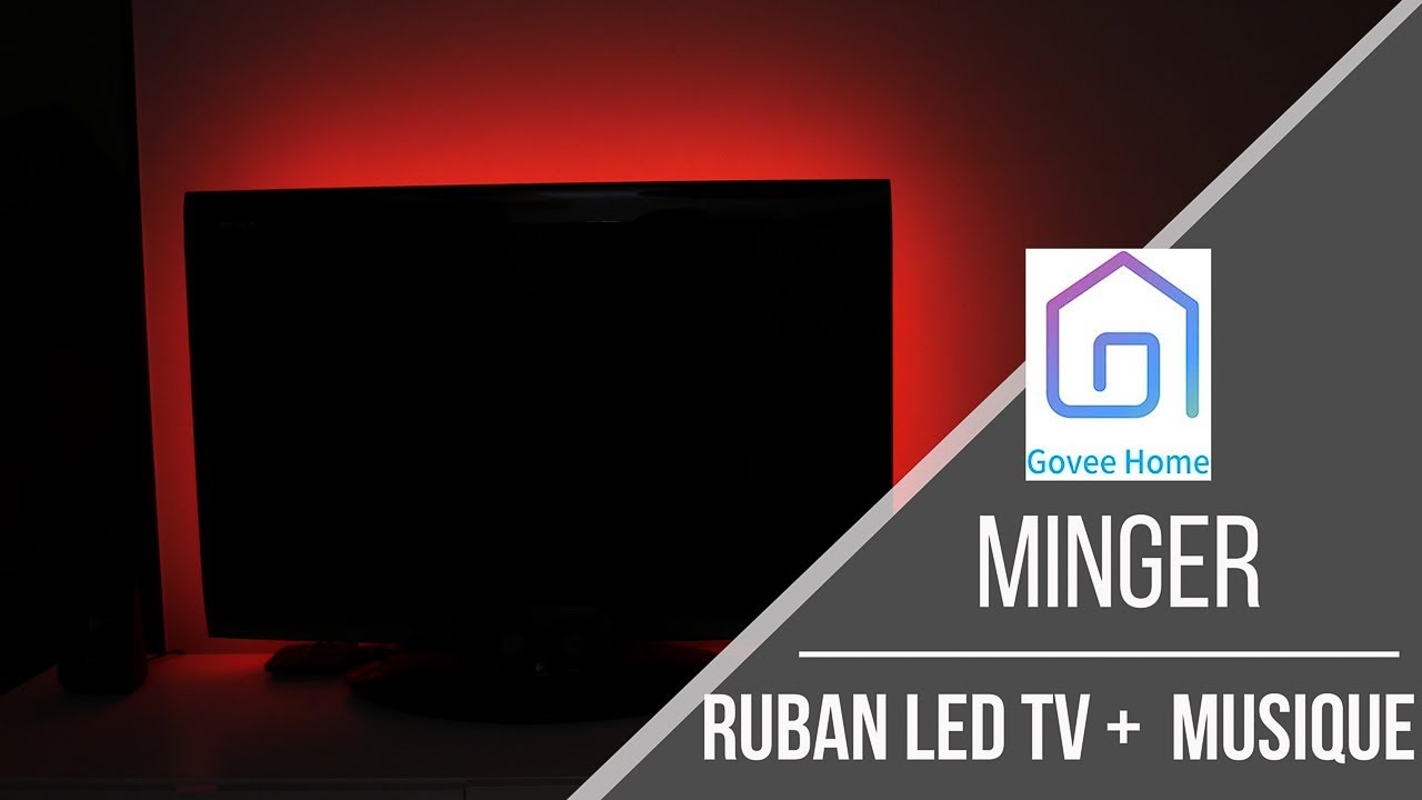 MINGER TV LED STRIP : Setup and review of the functionnalities and