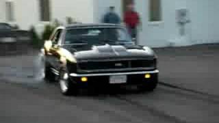 67 Camaro burnout