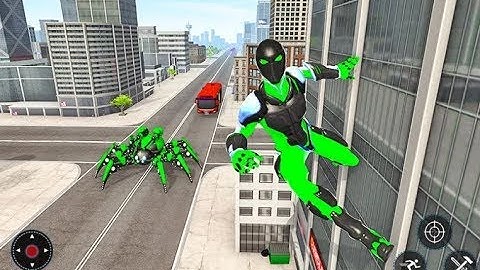 New Speed Spider Robot Hero Rescue Mission | Amazing Spider Robot Android GamePlay | By Game Crazy