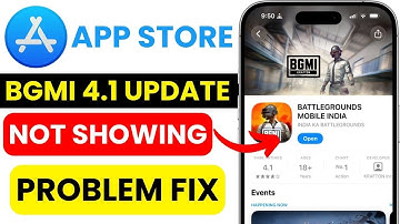iPhone BGMI 4.1 Update Not Showing Fix 🔥 | BGMI Update Problem & Gameplay Update