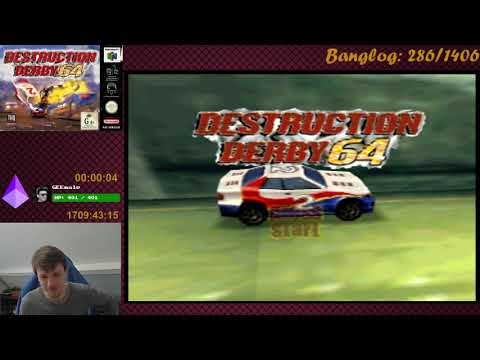 Destruction Derby 64 (N64) - Full Playthrough