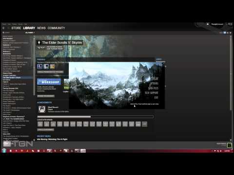 Vidéo: PC Skyrim Utilise Steamworks