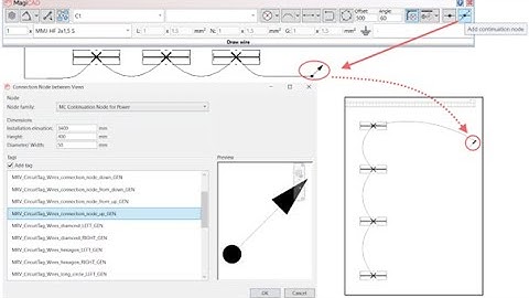 MagiCAD 2026 for Revit - Wire drawing across multiple views
