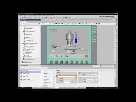 MP4 720p TIA Portal Quickstart #07  Drag & Drop tags between STEP 7 and WinCC Basic