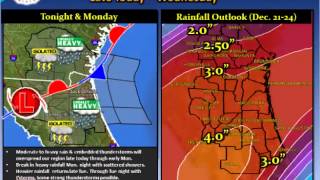 Heavy Rain Potential Through Wednesday