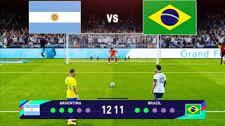 MESSI VS NEYMAR ! BRAZIL VS ARGENTINA ! PENALTY SHOOTOUT 2024