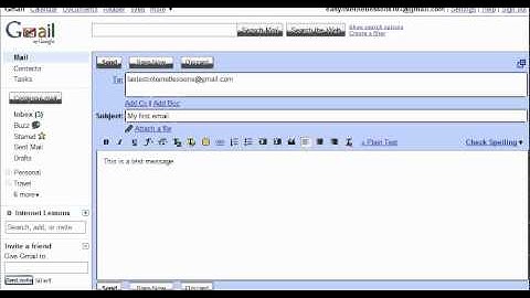 How To Send, Reply and Forwarding Email using Gmail - Part 1 of 2.