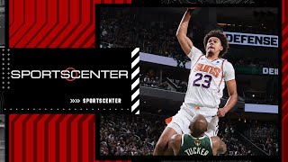 Stephen A. says Oh No You Didn’t! to Cam Johnson for his POSTER on PJ Tucker 😂 | SportsCenter