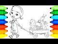 How to Draw Doc McStuffins | Coloring Pages Doc McStuffins: Toy Hospital | Art Colors
