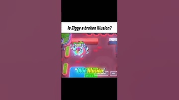 Is Ziggy a real eye-catcher?😵‍💫😨 #brawlstars #ziggy #illusion #fupシ #shorts