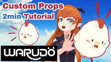 Warudo Custom Prop Tutorial in LESS than 2 mins || Beginner Friendly!