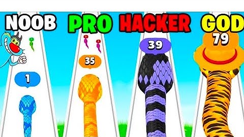 Oggy and Jack | NOOB vs PRO vs HACKER | In Snake Run Race | Indian Best Gamer
