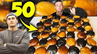 IBRA TV m'a lancé un BIG DÉFI : MANGER 50 DOUBLES SMASHBURGERS ! (Le plus Gros Défi de ma Chaîne YT)