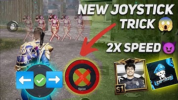 New Joystick Trick For 2x FAST MOVEMENT 😱 Fast Movement Speed Trick Jiggle Master Movement PUBG