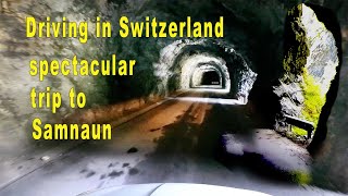 Driving in Switzerland | Spectacular drive from the Engadin to Samnaun | 4K screenshot 1