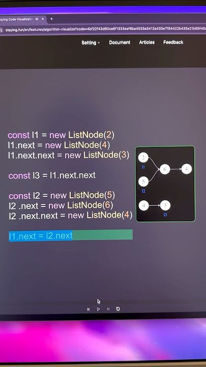 Visualize algorithms and data structures in real time #coding #development #algorithm