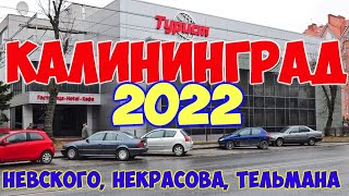 КАЛИНИНГРАД 2022:НЕВСКОГО, НЕКРАСОВА, ТЕЛЬМАНА