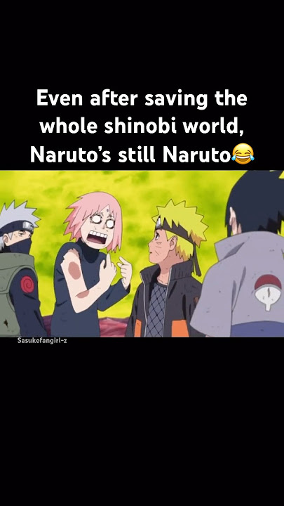 Naruto and Sakura 😂