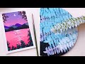 Easy Painting for Beginners | Border Design | Acrylic Painting | Art