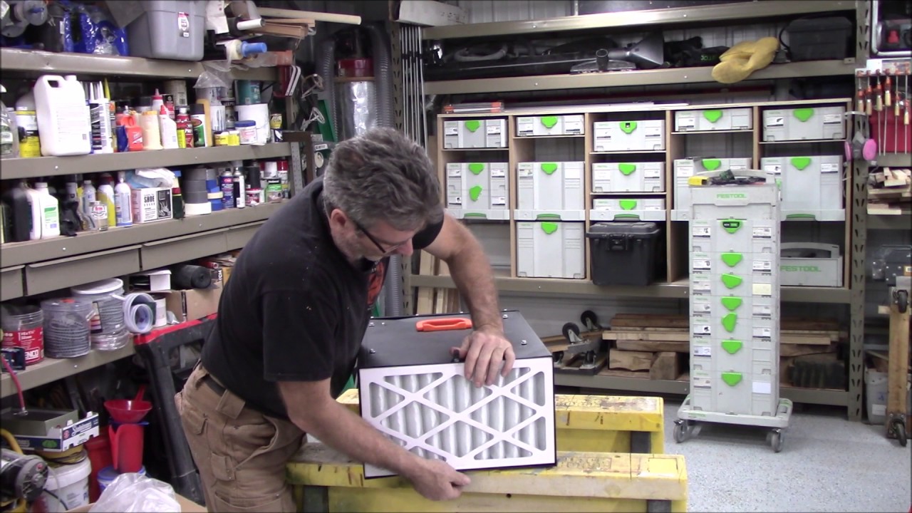 Wen 3410 air cleaner unboxing, mounting and first impressions