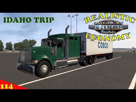 American Truck Simulator  Realistic Economy Ep 114     Refer trailer is gone and so are we, 2 delive