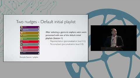 Session 1: Longitudinal effect of nudging on users’ genre exploration and listening preference