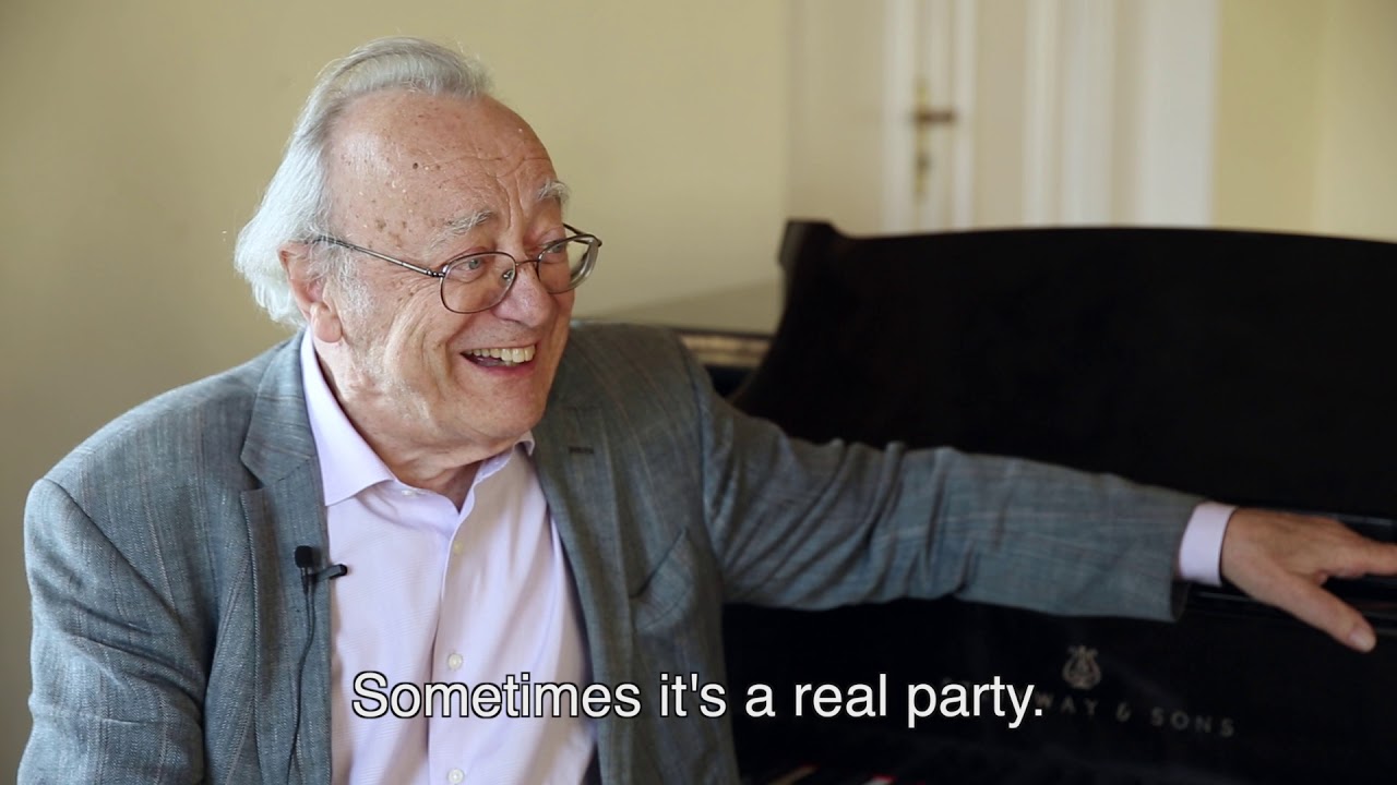 Alfred Brendel teaches at Krzyżowa-Music 2016
