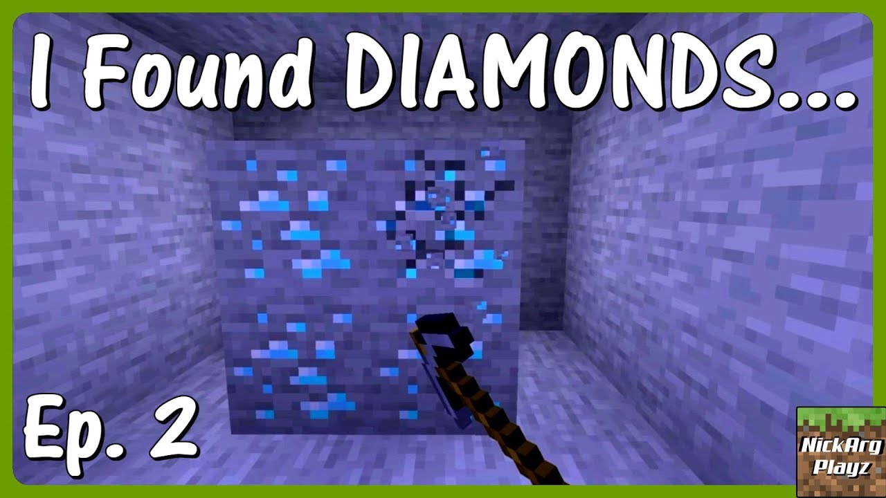I FOUND DIAMONDS! btw | Minecraft Survival Let's Play Episode 2 - YouTube