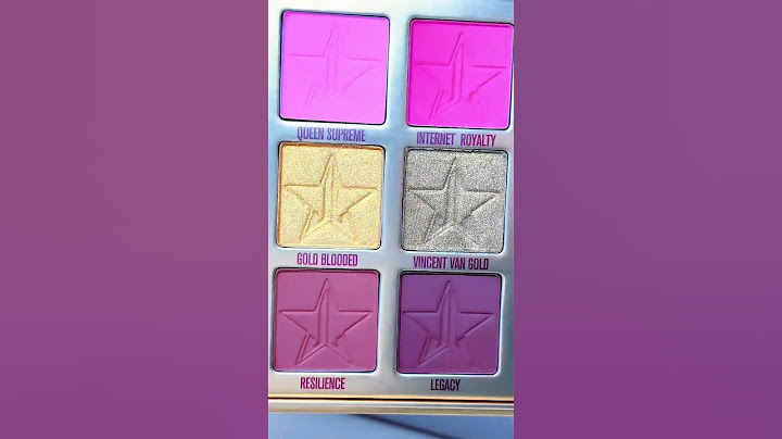 Stunning 🤩 the Star Cosmetics gold blooded eyeshadow palette celebrating 10 years! Star