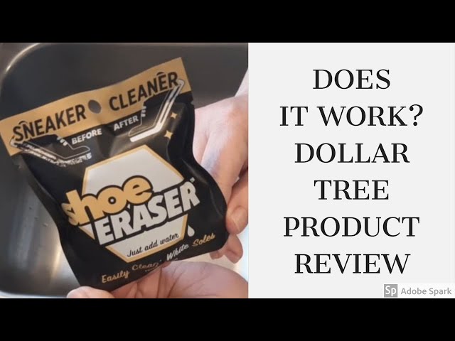 DOLLAR TREE PRODUCT REVIEW/DOES IT WORK?/SHOE ERASER 