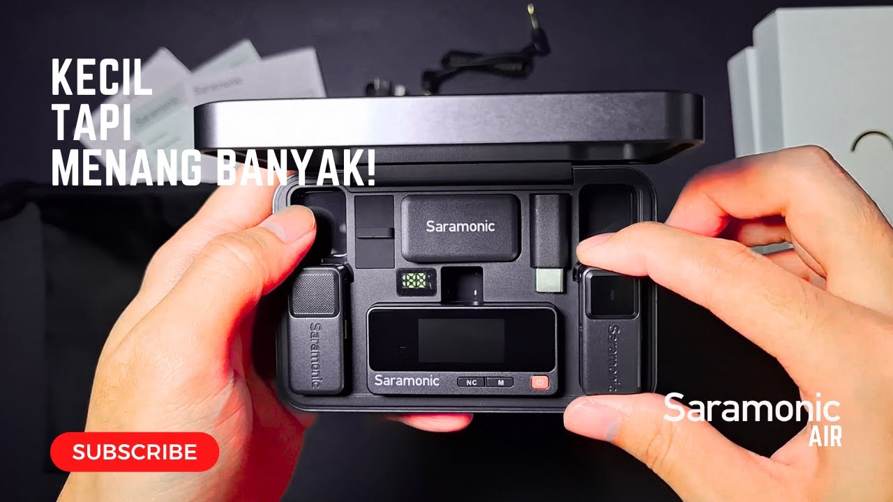 Mic Wireless Kecil Tapi Lengkap | Saramonic Air (Review & Cara Pakai)