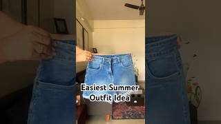 Easiest SUMMER OUTFIT Ideas 💛 #shorts #youtubeshorts #short #viral #summer #trending #fashion