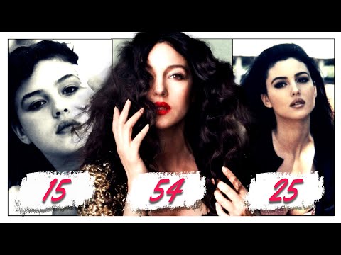 Monica Bellucci transformation from 0 to 58