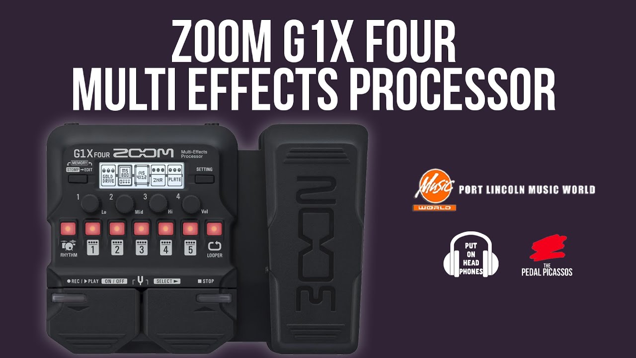 ZOOM G1X FOUR: The BEST Multi Effects Processor for Guitar