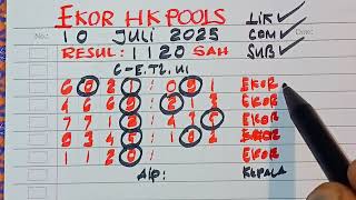 RUMUS HK POOLS HARI KAMIS 10 JULI 2025 | BOCORAN HONGKONG MALAM INI | RUMUS KEPALA EKOR JITU